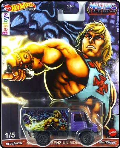 Hotwheels Hot Wheels Diecast Model Car Pop Culture Set Masters Of The Universe VW Kombi Chevy Merced