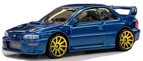 Hotwheels Hot Wheels Diecast Model Car 2020 23 / 250 Subaru Impreza 22 B STi 1998 Turbo 1/64 scale