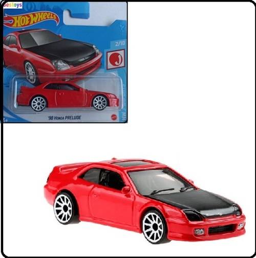 Hotwheels Hot Wheels Diecast Model Car 2021 125 / 250 Honda Prelude 1998 J Imports 1/64 scale new