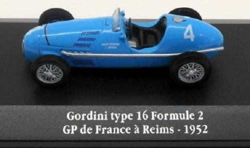 Atlas Diecast Model Car Renault Gordini Type 16 Formula 2 No 2 French GP 1952 1/43 scale new in pack