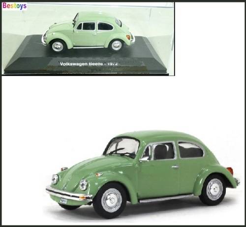 Cars of the 60`s and 70`s Diecast Model Car Collection VW Volkswagen Beetle 1972 1/43 scale new