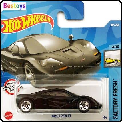 Hotwheels Hot Wheels Diecast Model Car 2022 107 / 250 McLaren F 1 F1 1/64 scale new in pack