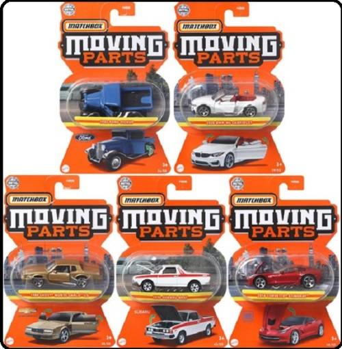 Matchbox Diecast Model Car Moving Parts Subaru Brat 4x4 1978 1/64 scale new in pack