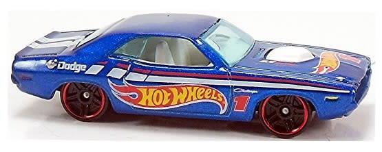 Hotwheels Hot Wheels Diecast Model Car 2012 174/247 Dodge Hemi Challenger 1970 No 1 Racing new