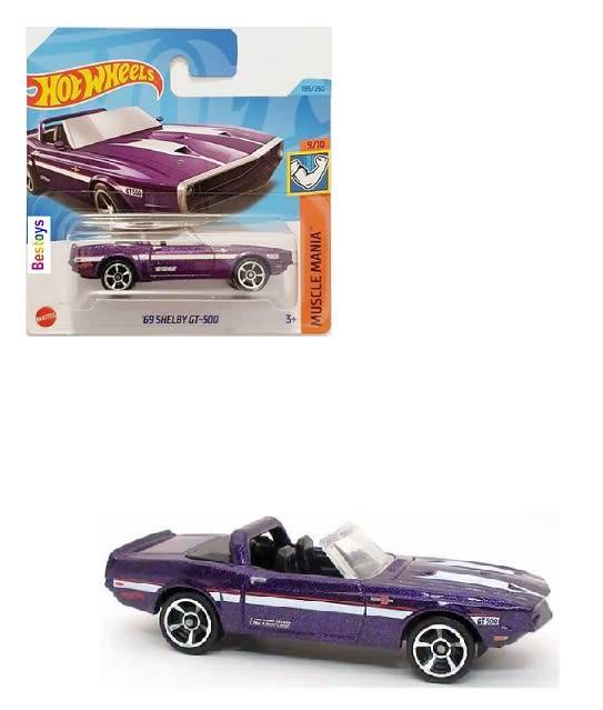 Hot Wheels 2023 195/250 Ford Mustang Shelby GT 500 1969 Muscle Mania