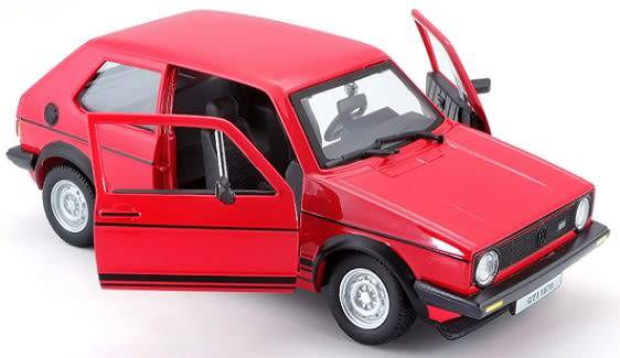 Burago Diecast Model Car 21089 VW Volkswagen Golf Mk 1 MK1 GTi 1979 1/24 scale