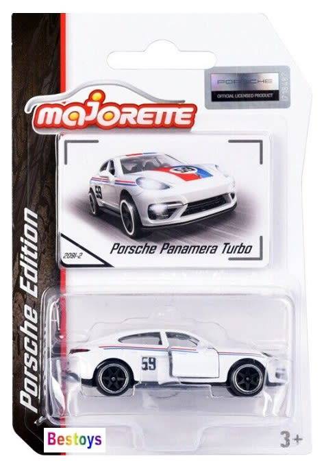Majorette Diecast Model Car Porsche Series Porsche Panamera Turbo No 59 1/64 scale