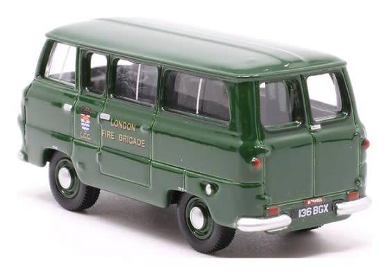 Oxford Diecast Model Car FDE016 Ford 400 E 400E Minibus London Fire Brigade 1/76 OO railway scale
