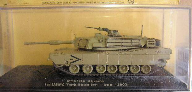 Military Vehicle Tank M1A1HA M 1 A 1 1st USMC Iraq 2003 , 1/72 scale , new in box