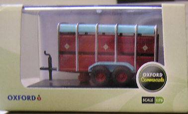 Oxford Diecast CH031 ,Livestock Animal Trailer "Chipperfields Circus" , OO 1/76 railway scale ,new