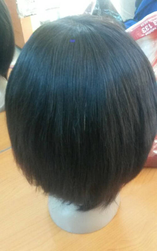 Peruvian and Brazilian BOB WIGS with a fringe(Bang)/400g/10A