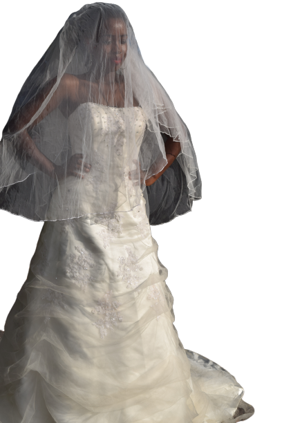 Wedding dresses/size 10/2dresses+veils(COMBO DEAL)