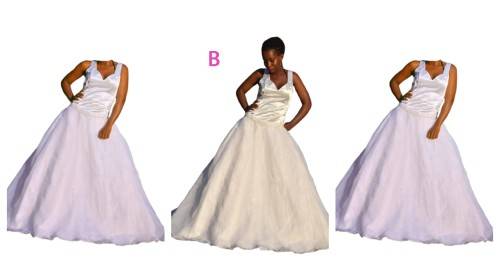 Wedding dresses/size 10/2dresses+veils(COMBO DEAL)