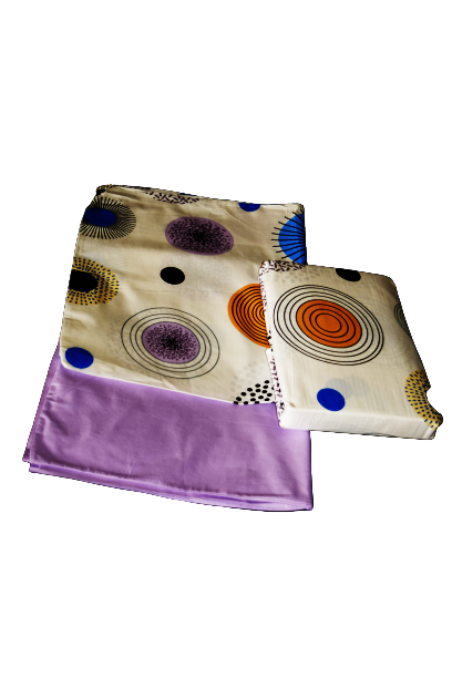 100% Jani Cotton Percale Bed Sheet - 6pc