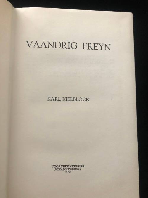 Karel Kielblock - Vaandrig Freyn