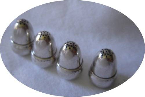 830 S SALT & PEPPER SHAKERS - NORWAY SILVER - THORVALD MARTHINSEN