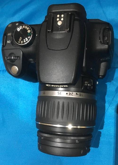 CANON EOS 350D DIGITAL WITH TWO LENSES
