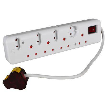 ELLIES 8 WAY SURGE SECURE POWER PROTECTOR -NEW IN THE BOX
