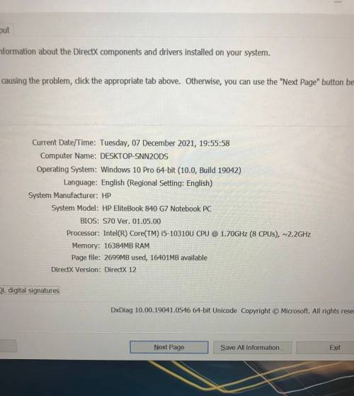 Hp Elitebook 840 G7 Notebook PC I5 10th GEN 16GB RAM 256SSD - like new - Hp warranty upto  Sep 2024