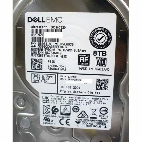 Western Digital - 8tb (HUS728T8TALE6L0 Dell EMC - Western Digital)  3.5` HDD New Sealed