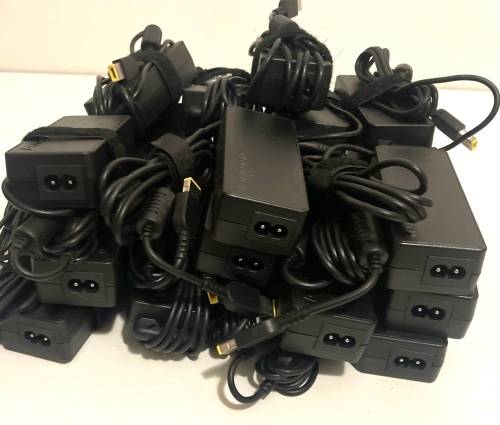 Lenovo 65W USB YELLOW TYPE ORIGINAL CHARGER  IN GOOD WORKING CONDITION