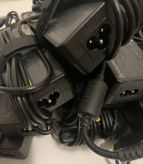 Lenovo 65W USB YELLOW TYPE ORIGINAL CHARGER  IN GOOD WORKING CONDITION