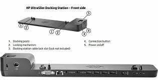 HP D9Y32AA Ultra Slim Docking Station IN GOOD WORKING CONDITION