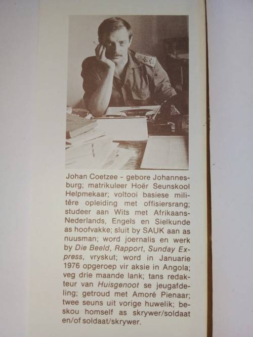 Verby die Wit Brug / Stories about the Border war / J Coetzee