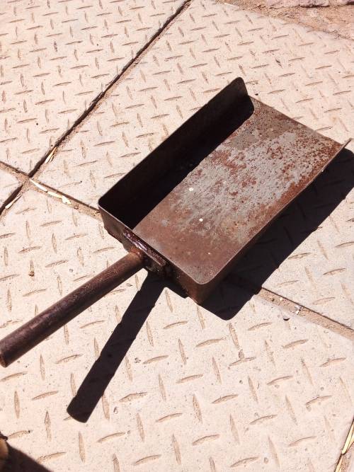 Antique Hand Forged Coal Shovel / Ash scoop.