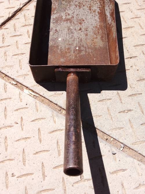 Antique Hand Forged Coal Shovel / Ash scoop.