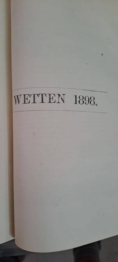 Hoog -ed Volksraad Zitting 1898 notulen