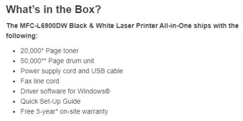 Brother MFC-L6900DW Printer