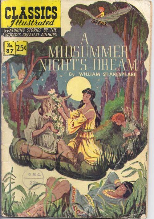 Classic Illustrated Comic Nr 87 A Midsummer Night's Dream