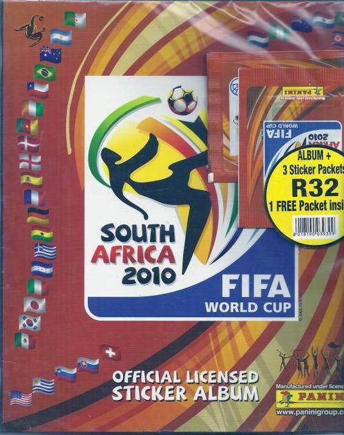 Soccer Football World Cup 2010 South Africa Official Sticker book and starter pack - sealed