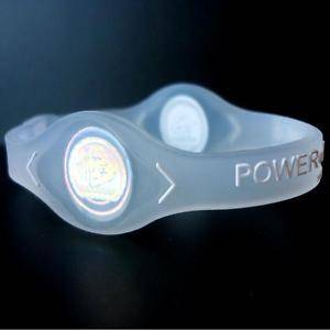 5pcs x POWER BALANCE BRACELETS - CLEAR - S / M / L - 1 LOT