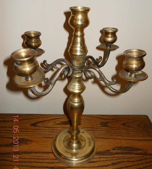 Lovely Large  5 Candle, Candle Holder ~ Height - 36cm
