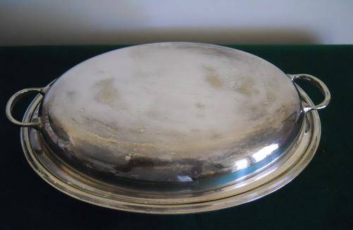 Silver Plated Veggie Dish
