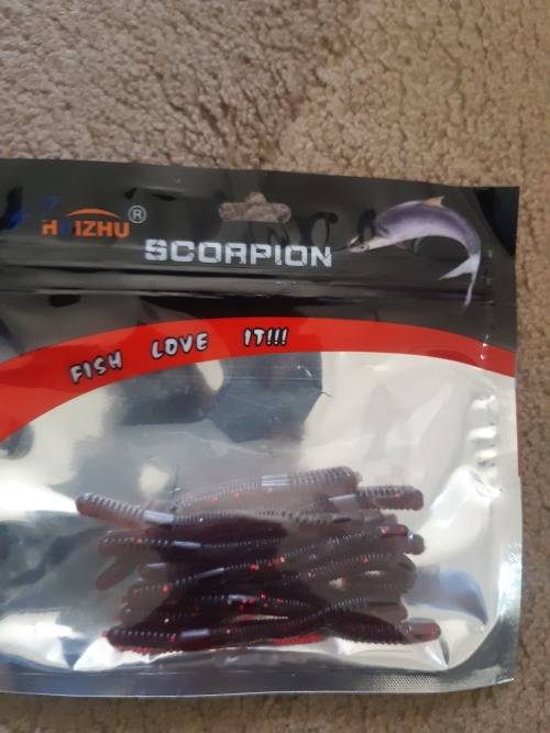 fishing lure worm design 6cm