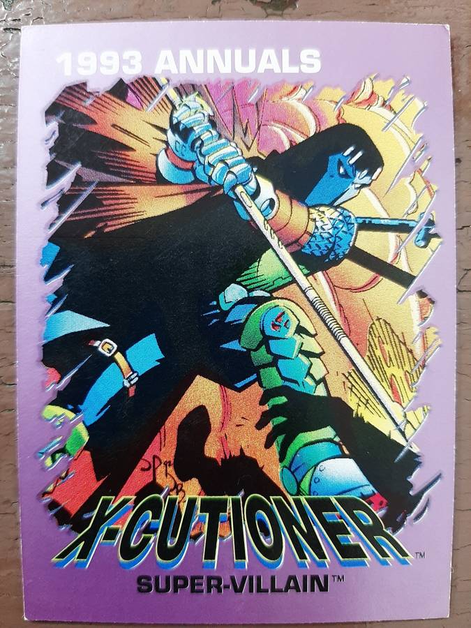 Marvel 1993 Annuals super-villain 7, X-Cutioner