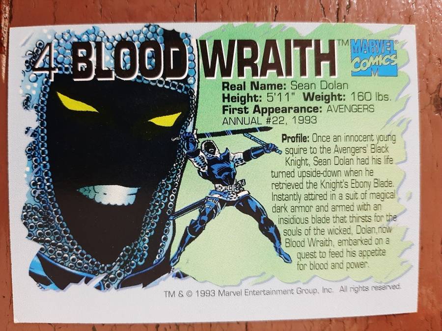Marvel 1993 Annuals super-villain 4, Blood Wrath