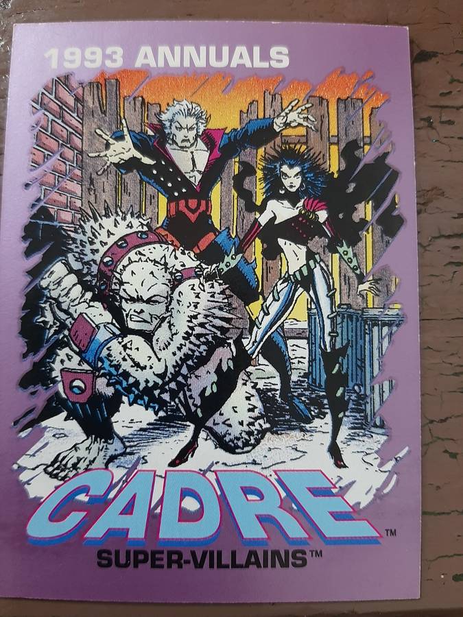 Marvel 1993 Annuals super-villain 5, Cadre