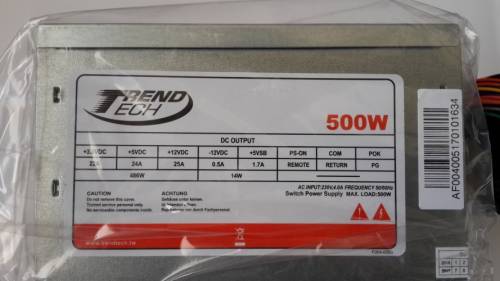 500W Power Supply Brand New