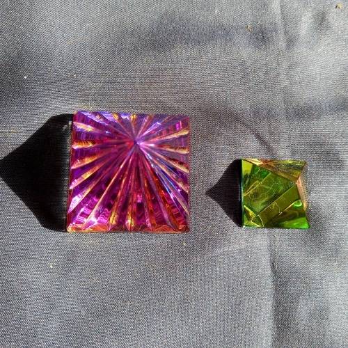 Crystal Pyramids (Set of 2)
