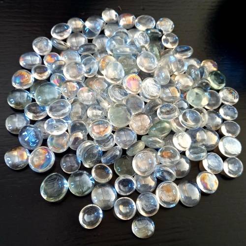 Bag of 100+ Clear Decor Stones (21 bags available. Approx 2100+ stones)
