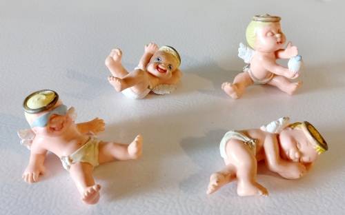 Lot of 4 Angel Diaper Babies