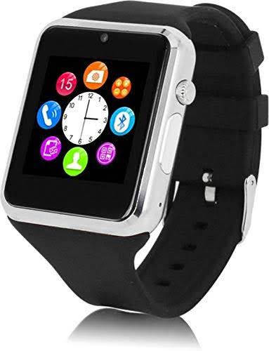 Smart Watch and Cell phone GT08 - Silver and Black