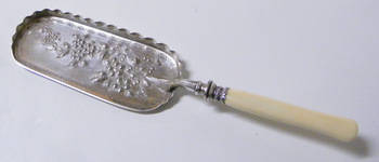 Victorian Silver Plated Scrumb Scoop - RARE and Collectible!