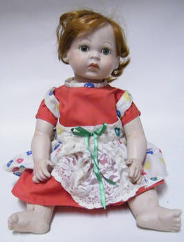 Collectors Doll - Hand Made Porcelain Doll - 42cm tall - Damage Free!