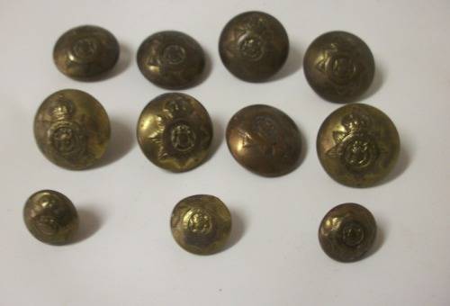 Collection Brass Military Buttons