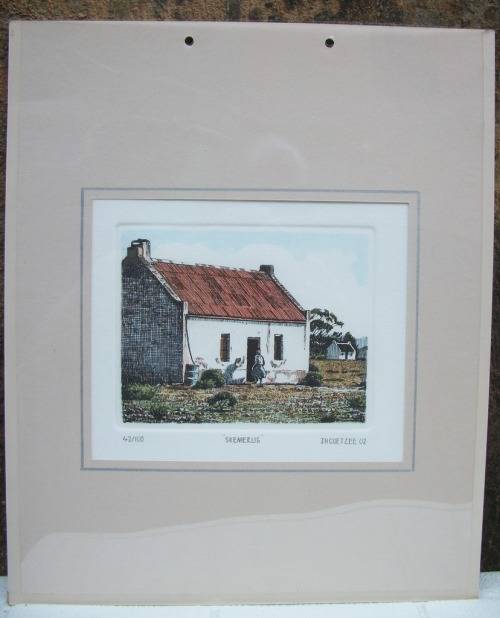 JH Coetzee - Etching - Skemerlig - 42/100